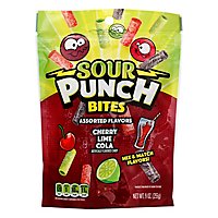 American Licorice Company Cherry Lime Cola Sour Punch Bites - 9 Oz - Image 1
