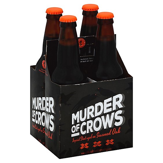 Skookum Murder Of Crows Imperial Stout In Bottles - 4-12 FZ