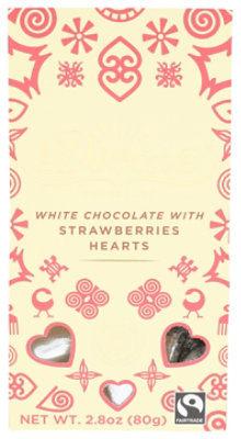 Divine Wht Choc Hrts W/strw Frtd - 2.8 OZ - Image 1