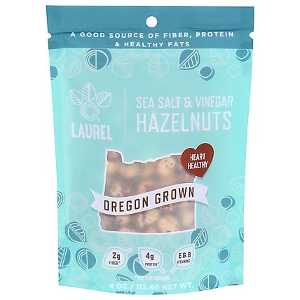 Laurel Foods Hazelnuts Sea Salt Vinegar - 4 OZ - Image 1