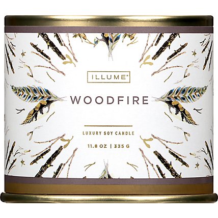 Illume Woodfire Tin Candle - EA - Image 2