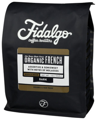 Fidalgo Organic French Roast Coffee - 12 OZ - Image 2