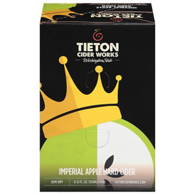 Tieton Cider Works Imperial Apple Hard Cider Cans - 6-12 Fl. Oz. - Image 3