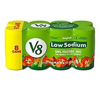 V8 100% Original Low Sodium Vegetable Juice - 8-5.5 FZ