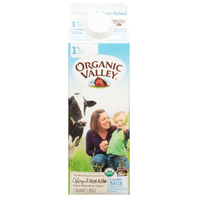 Organic Valley Milk 1pct Fat 32 Oz Uht - 32 FZ - Image 3