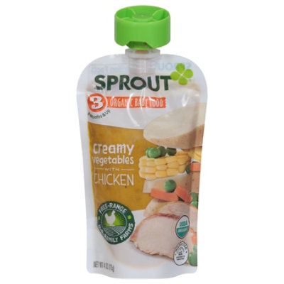 Sprout Crmy Veg Chkn Bby - 4 OZ - Image 3