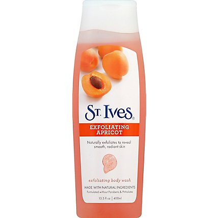 St Ives Apricot Scrub Body Wash - 13.5 FZ - Image 2