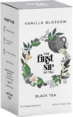 Spice Hut Vanilla Blossom Black Tea Bags - 16 Count - Image 1