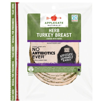 APPLEGATE ORGANICS Organic Herb Turkey Breast, 6 oz