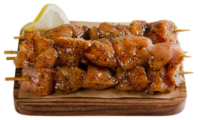 Haggen Chicken Citrus Lemon Marinated Skewer No Antibiotics Ever Vegetarian Fed Cage Free - .33 lb. ea. - Image 1