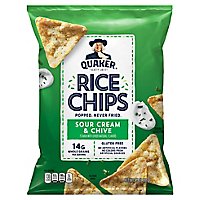 Quaker Rice Chips Sour Cream & Chive - 2.5 OZ - Image 1