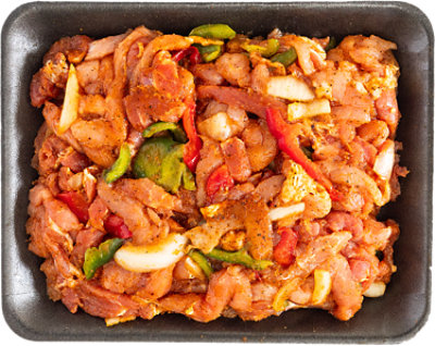 Seasoned Pork Fajita Mix With Fresh Vegetables - Lb - Image 1