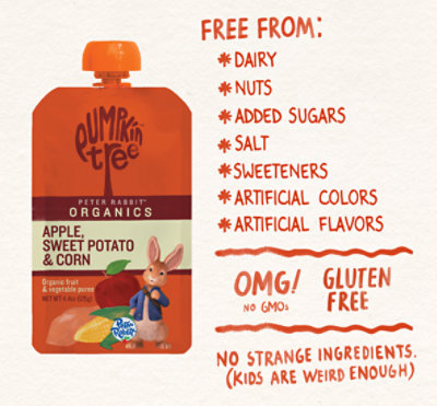 Peter Rabbit Orgnc Swt Potato Corn Apple - 4.4 OZ - Image 7