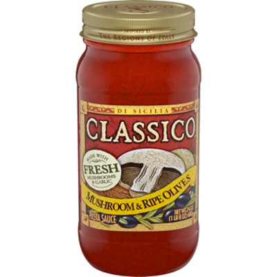 Classico Pasta Sauce Mushroom And Olives - 24 Oz - Image 3