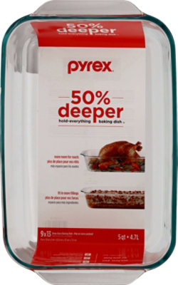 Pyrex 9x13 Deep Oblong - EA - Image 2