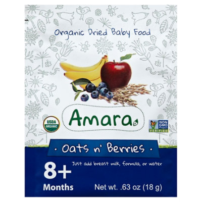 Amara Organic Oats N Berries - .63 OZ - Image 1