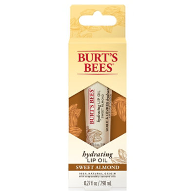 Burts Bees Hydrating Lip Oil W Sweet Almond Oil .27 FZ Safeway