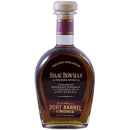 Isaac Bowman Port Finish Straight Bourbon Whiskey 92 Proof - 750 Ml - Image 1