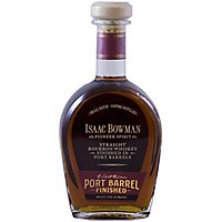 Isaac Bowman Port Finish Straight Bourbon Whiskey 92 Proof - 750 Ml - Image 1