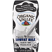 Organic Valley 1% Aseptic Lowfat Milk - 6.75 FZ - Image 1