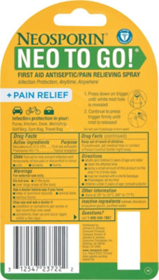 Neosporin Neo To Go Antiseptic Spray - .26 FZ - Image 5