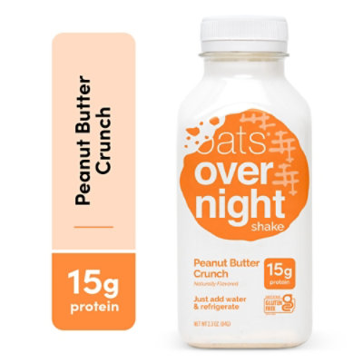 Oats Peanut Butter Crunch Overnight Shake - 2.2 Oz - Image 2