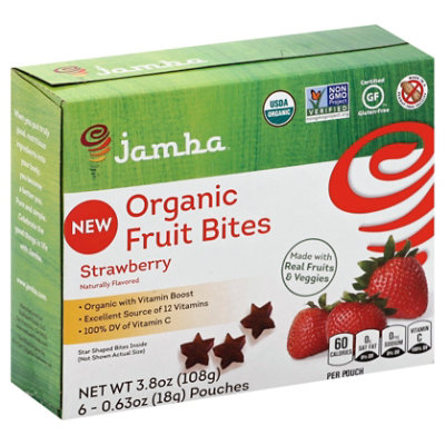 Jamba Fruit Bite Orgn Stwbry - 3.8 OZ - Image 1