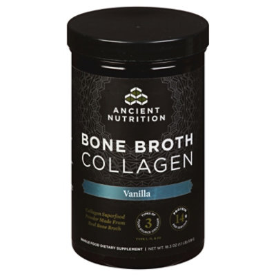 Ancient Nutrition Collegen Vanilla Bone Broth - 18.2 OZ - Image 3