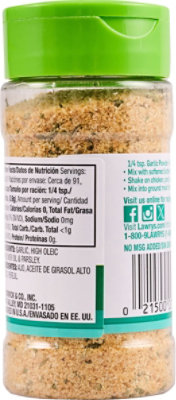 Lawrys Garlic Powder - 2.9 OZ - Image 5