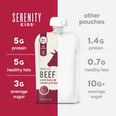 Serenity Kids Grs Fed Beef Kale Swt Potatoes - 3.5 OZ - Image 3