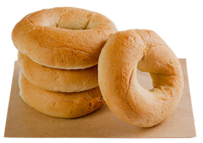 Haggen Always Fresh Plain Bagels - 4 Count - Image 1