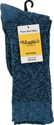 Sox Ctn Ragg Sock Sld Navy Med 1 Pair - EA - Image 2