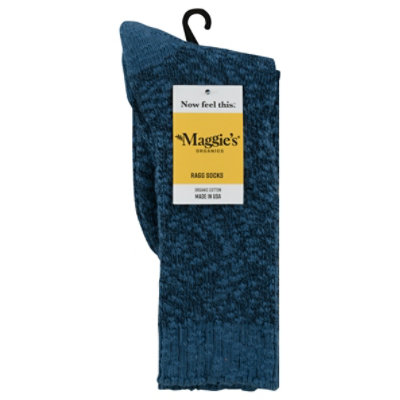 Sox Ctn Ragg Sock Sld Navy Med 1 Pair - EA - Image 1