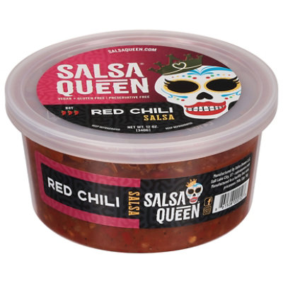 Salsa Queen Red Chili Salsa - 12 Oz - Image 1