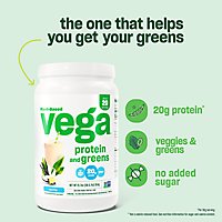 Vega Protein & Greens Vanilla Flavor Drink Mix - 18.6 OZ - Image 2
