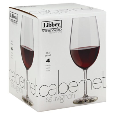 Libbey Cabernet Wine Glass - 4 CT - Image 1