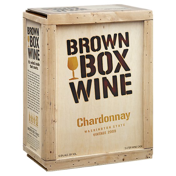 Brown Box Wine Chardonnay - 3 LT