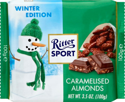 Ritter Sport Milk Chocolate With Caramelized Almonds - 3.5 OZ - Image 2