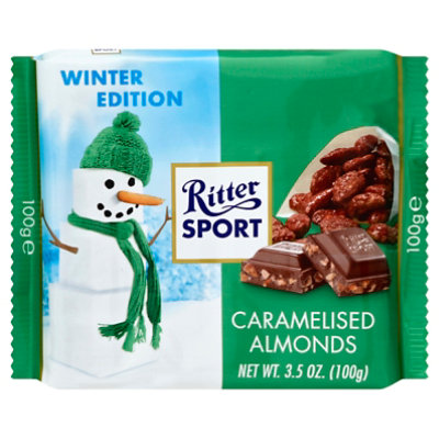 Ritter Sport Milk Chocolate With Caramelized Almonds - 3.5 OZ - Image 1