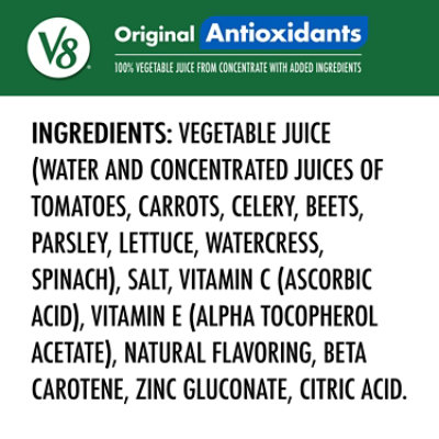 V8 Antioxidants Original 100% Vegetable Juice - 6-5.5 Fl. Oz. - Image 5