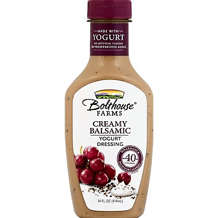 Bolthouse Creamy Balsamic Yogurt Dressing - 14 OZ - Image 2