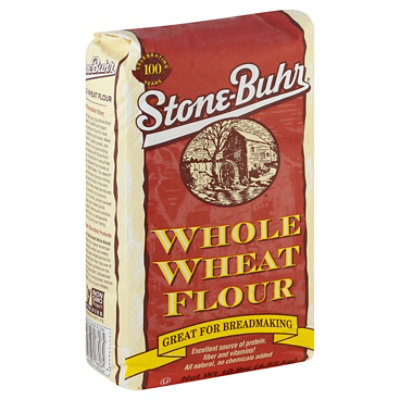 Stone Bhr Whole Wheat Flour - 10 LB - Image 1