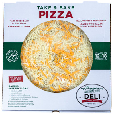 Haggen 5 Cheese Pizza 16" - Made Right Here Always Fresh - Ea. - Image 1
