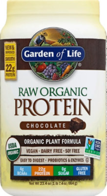 Garden Of Life Raw Protein Chocolate - 23.4 OZ - Image 2