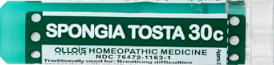 Ollois Homeopathic Medicine Spongia Tosta 30c - 80 Count - Image 1