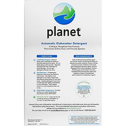 Planet Auto Dish Detergent - 75 OZ - Image 4