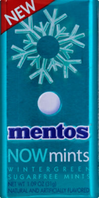 Mentos Now Mints Wintergreen In A Tin - 1.09 OZ - Image 2