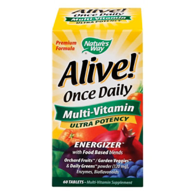 Natures Way Alive Daily Multivitamin - 60 CT - Image 3