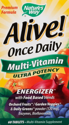 Natures Way Alive Daily Multivitamin - 60 CT - Image 2