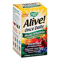 Natures Way Alive Daily Multivitamin - 60 CT - Image 1